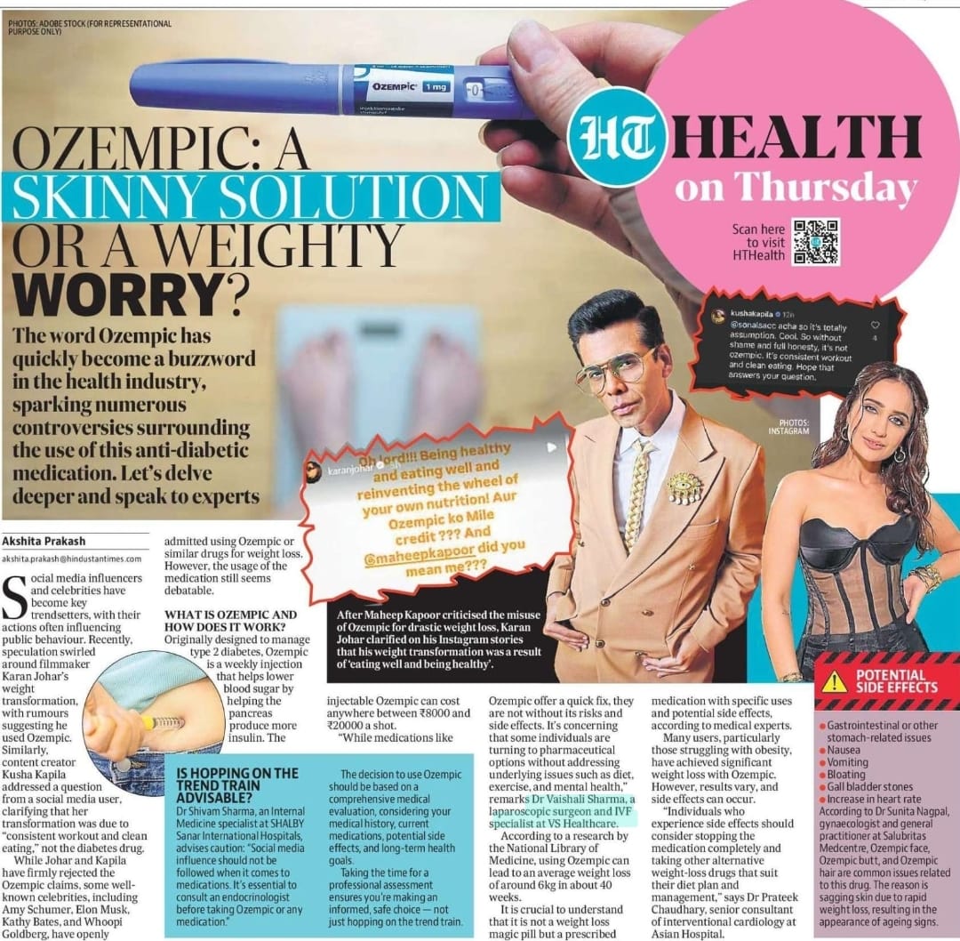 Hindustan Times With Dr Vaishali Sharma MD (AIIMS)