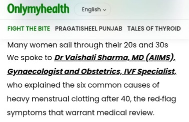 Dr. Vaishali Sharma on Onlymyhealth