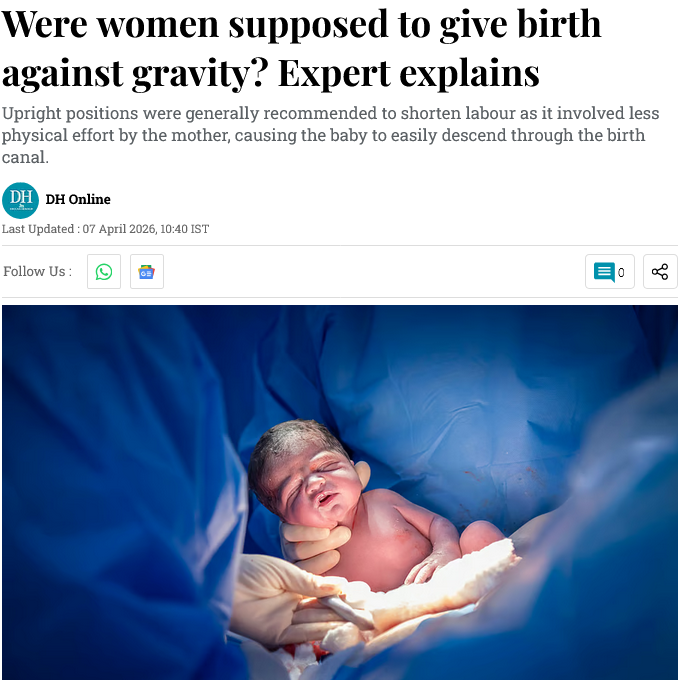DH Online Coverage: Expert Insights on Childbirth & Gravity with Dr. Vaishali Sharma